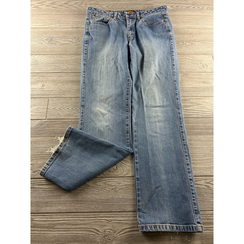 Wrangler Aura By The Women At Wrangler Jeans Blue Straight 10P Short Rise Denim